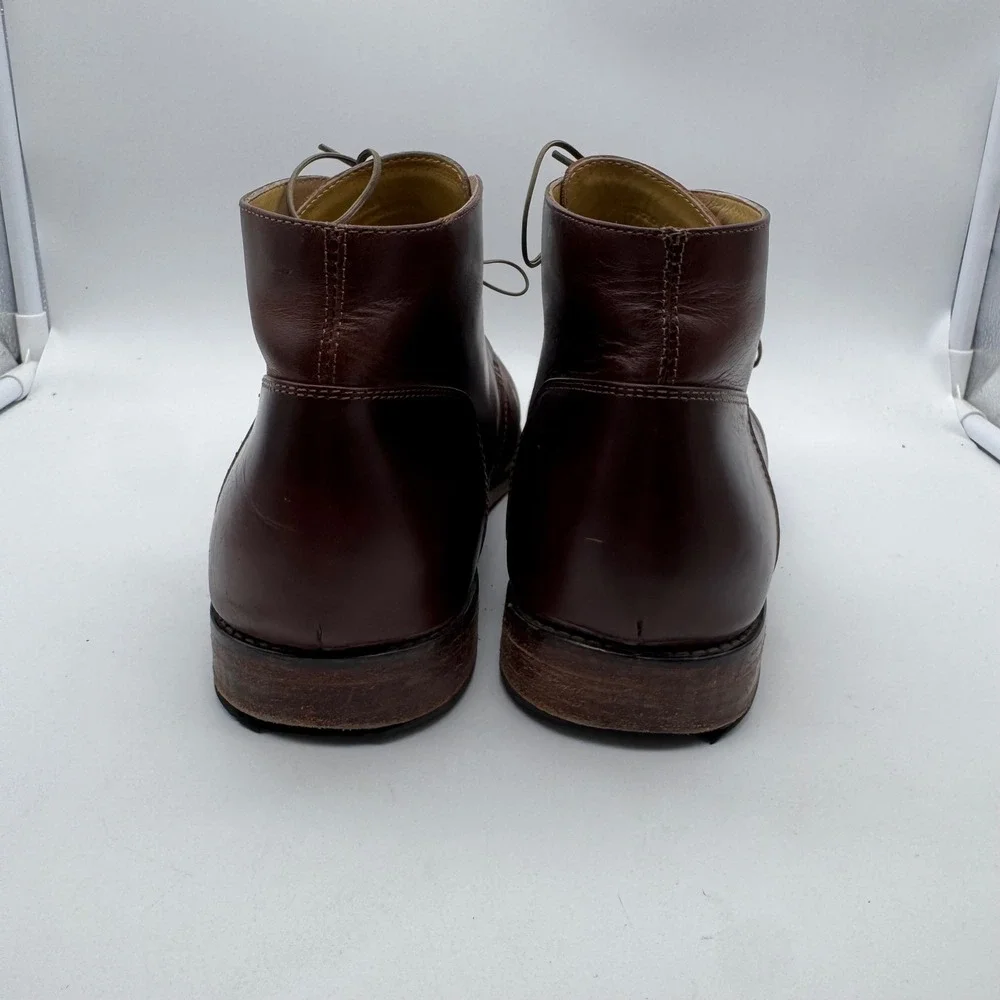 Men's Nisolo Brown Leather‎ Chukka Ankle Boots Lace Up Size 10